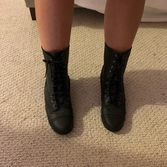 Journeys Shoes Combat Boots Poshmark